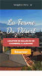 Mobile Screenshot of lafermedudesert.ch